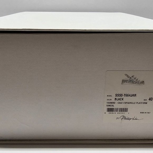 RARE 3.1 Phillip Lim Yasmine Cage Espadrille Sandal US W Size 9 NEW - Picture 6 of 7